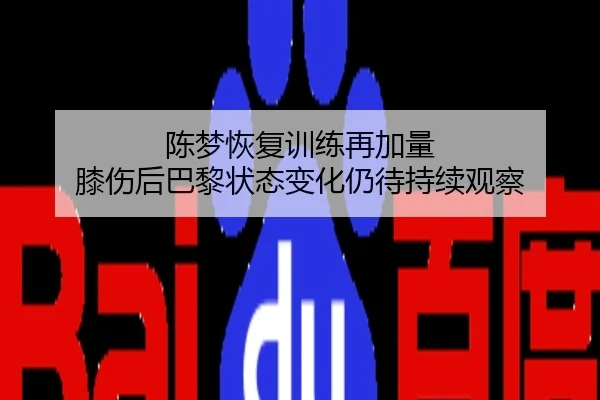 陈梦恢复训练再加量 膝伤后巴黎状态变化仍待持续观察